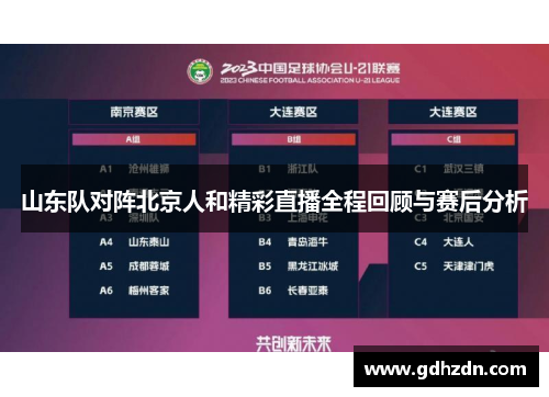 山东队对阵北京人和精彩直播全程回顾与赛后分析